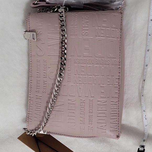 Steve Madden Blush Embossed Crossbody Bag - Picture 5 of 9
